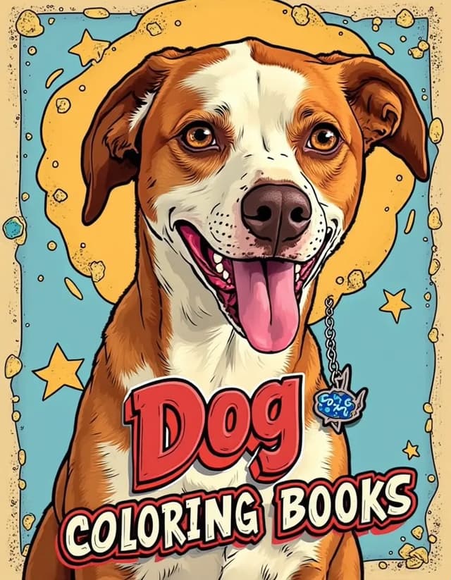 Dog Portrait Coloring Page